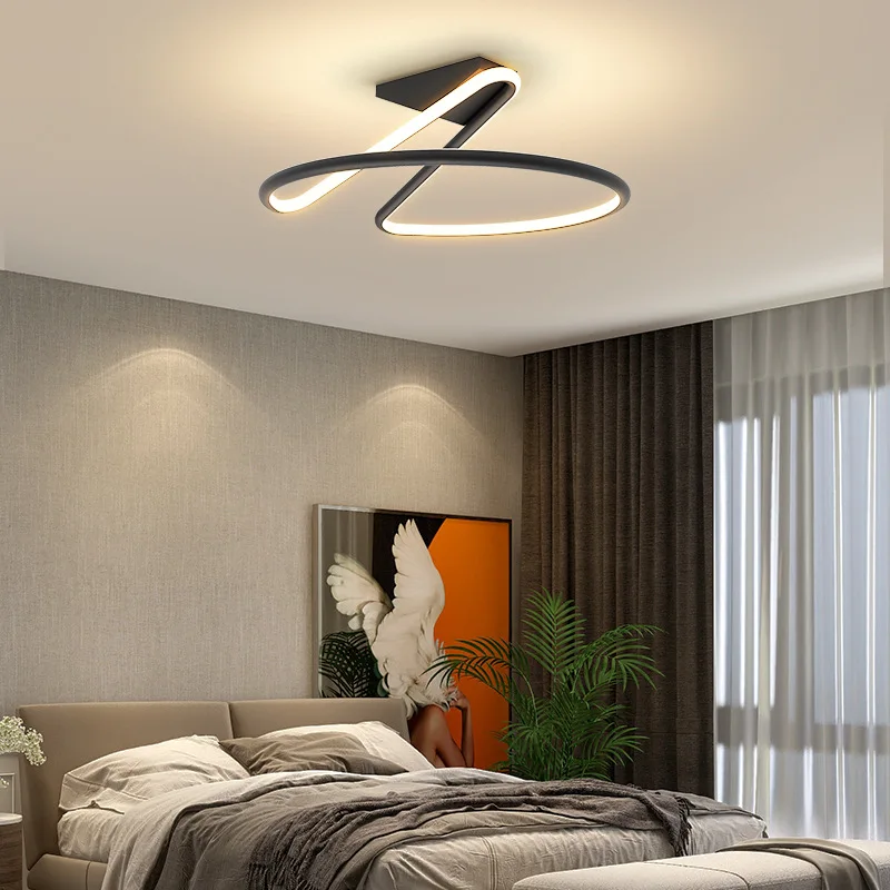 

Modern Minimalist Ceiling Lights For Bedroom Study Living Room Decoration Led Lights Creative Circular Ceiling Lamps Luminaires