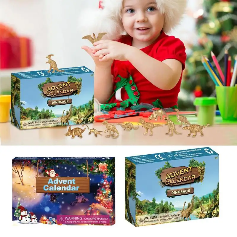 

Advent Calendar Toys Exquisite Safe Funny Cute Toys 24 Days Christmas Calendar Christmas Gift Supplies Unique Cartoon Toy