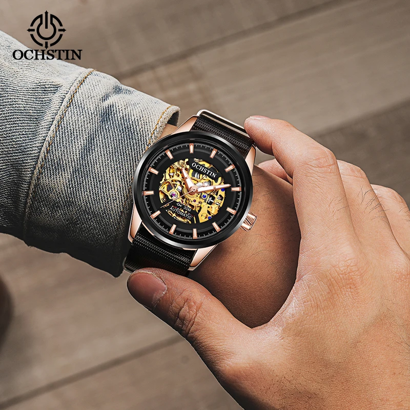 OCHSTIN Design Luxury Brand Military Watch Men Quartz Analog Clock Nylon Strap Clock Mens Sports Watches Army Relogio Masculino