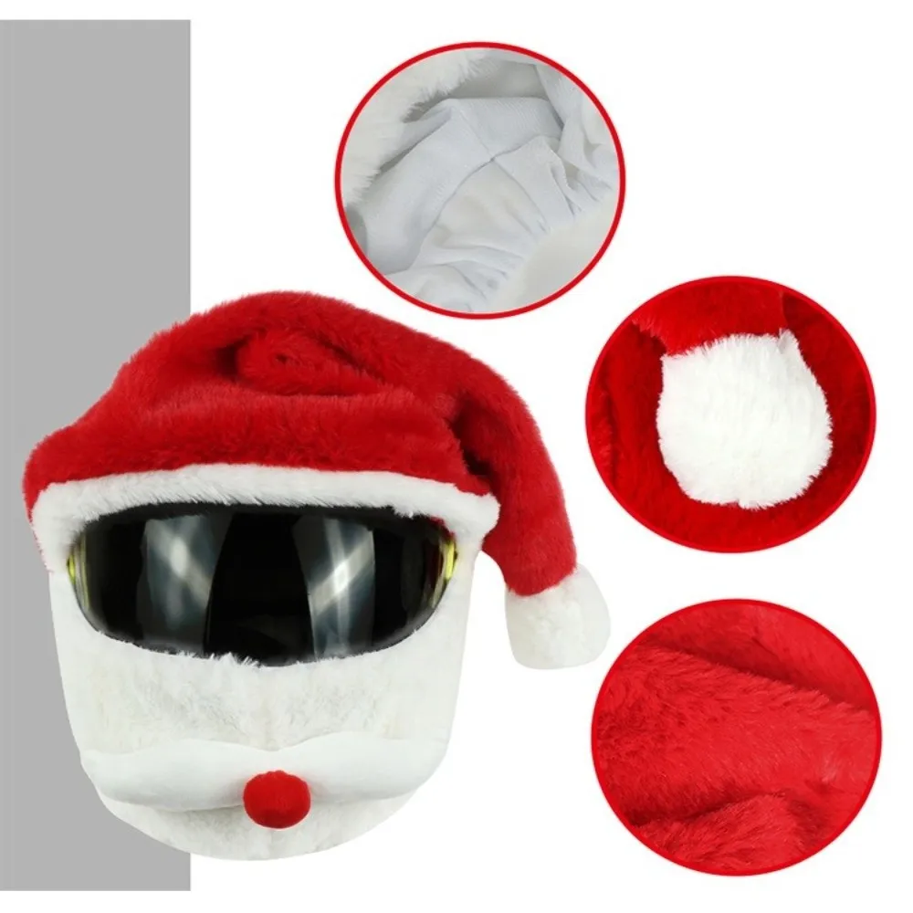 Full Helmet Design Motorcycle Helmet Christmas Hat Fun Santa Claus Motorcycle Helmet American Style Cartoon