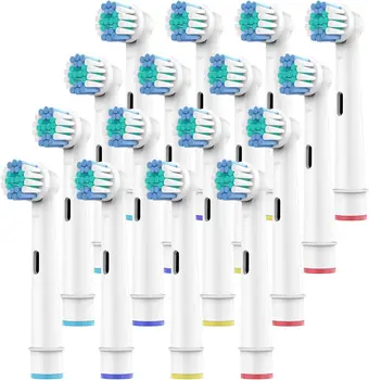 4/8/16pcs Replacement Brush Heads For Oral-B Electric Toothbrush Fit Advance Power/Pro Health/Triumph/3D Excel/Vitality