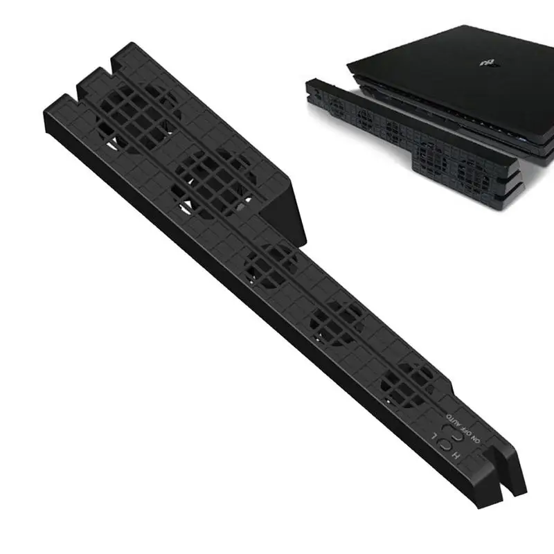 For PS4 Pro Cooler USB External 5-Fan Super Turbo Temperature