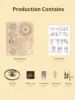 3D Wooden Puzzle Owl Clock Model Kits To Build Wooden Construction Handmade Craft Unique Christmas Gift 6