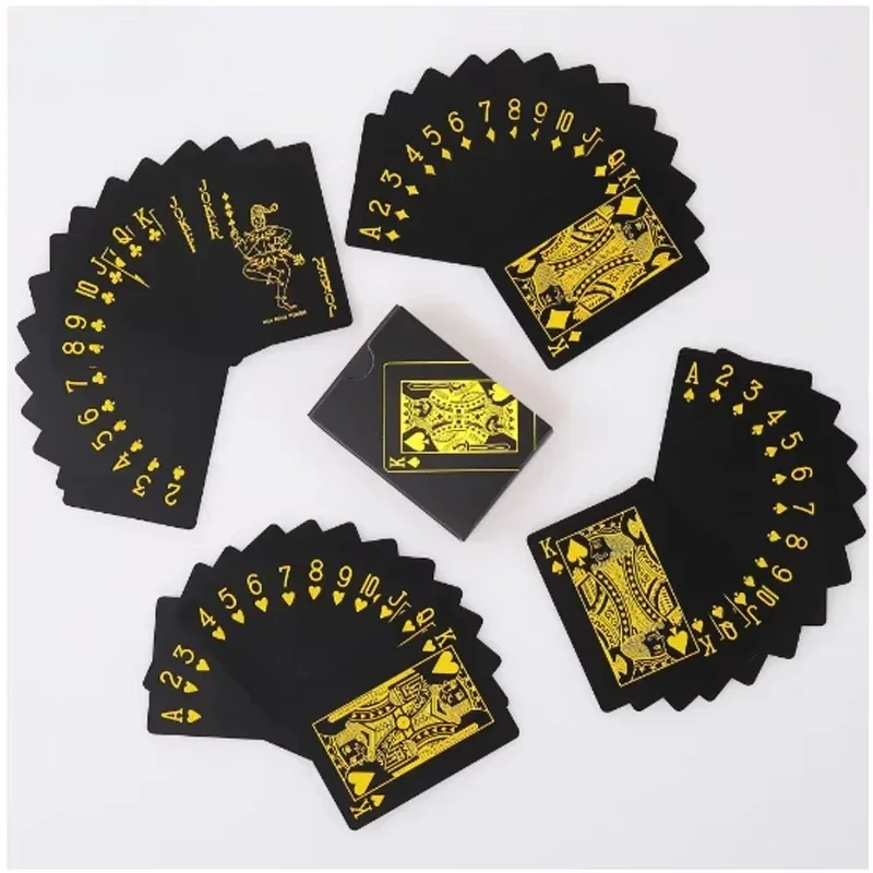 PVC Waterproof Poker Cards Magic Box-Packed Plastic Playing Cards Set Deck Classic Magic Tricks Tool playing cards,plastic playing cards