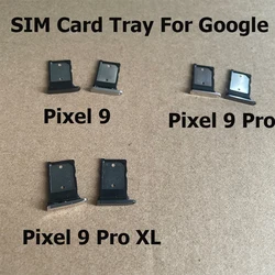 Enhanced Sim Card Tray Slot Holder Socket Adapter Connector Replacement Part (Pixel 9 White)