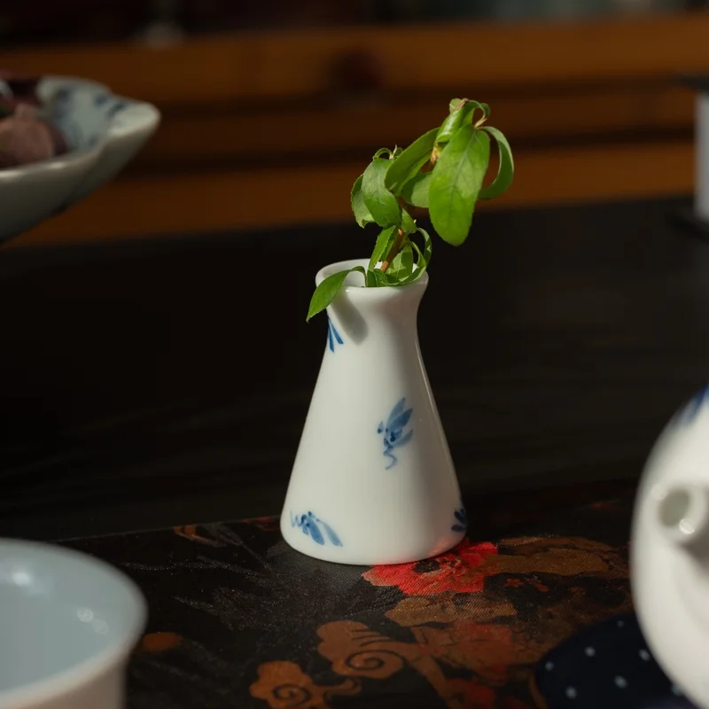 손으로 그린 세라믹 난초 뚜껑 트레이 차 세트 다도 용품 중국 스타일 자색 점토 찻주전자 뚜껑 홀더 주방 식당용품