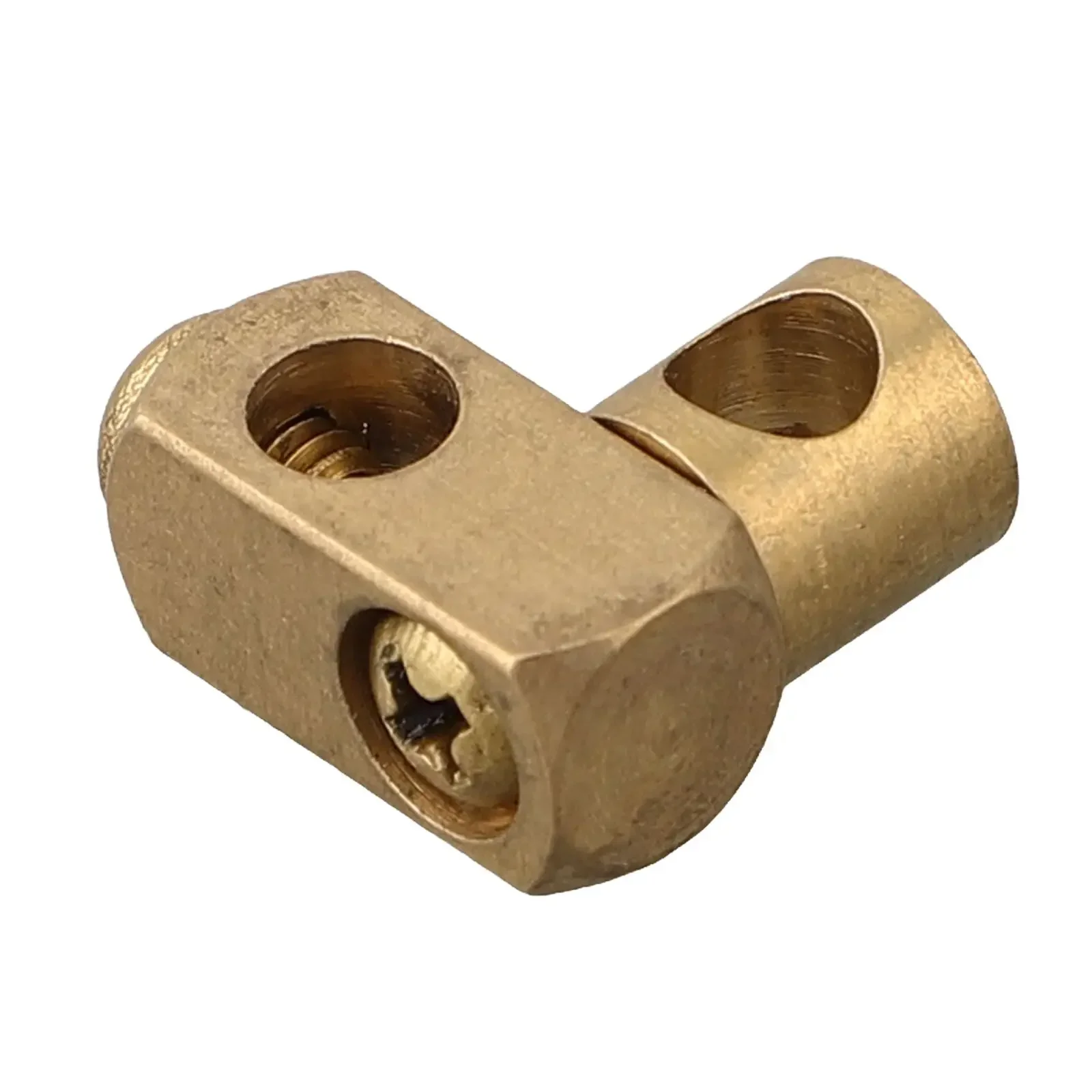 Universal Double Joint Piece For Eccentric Drain Fitting Degrees Adjustable Metal Double Joint Piece Tool Parts 2Pcs