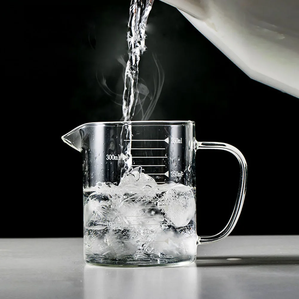 High Borosilicate Glass Measuring Cup Jug Clear Milk Cup For Baking Cooking Kitchen Accessories - 500Ml 20 High Borosilicate Glass Measuring Cup Jug Clear Milk Cup For Baking Cooking Kitchen Accessories - 500Ml
