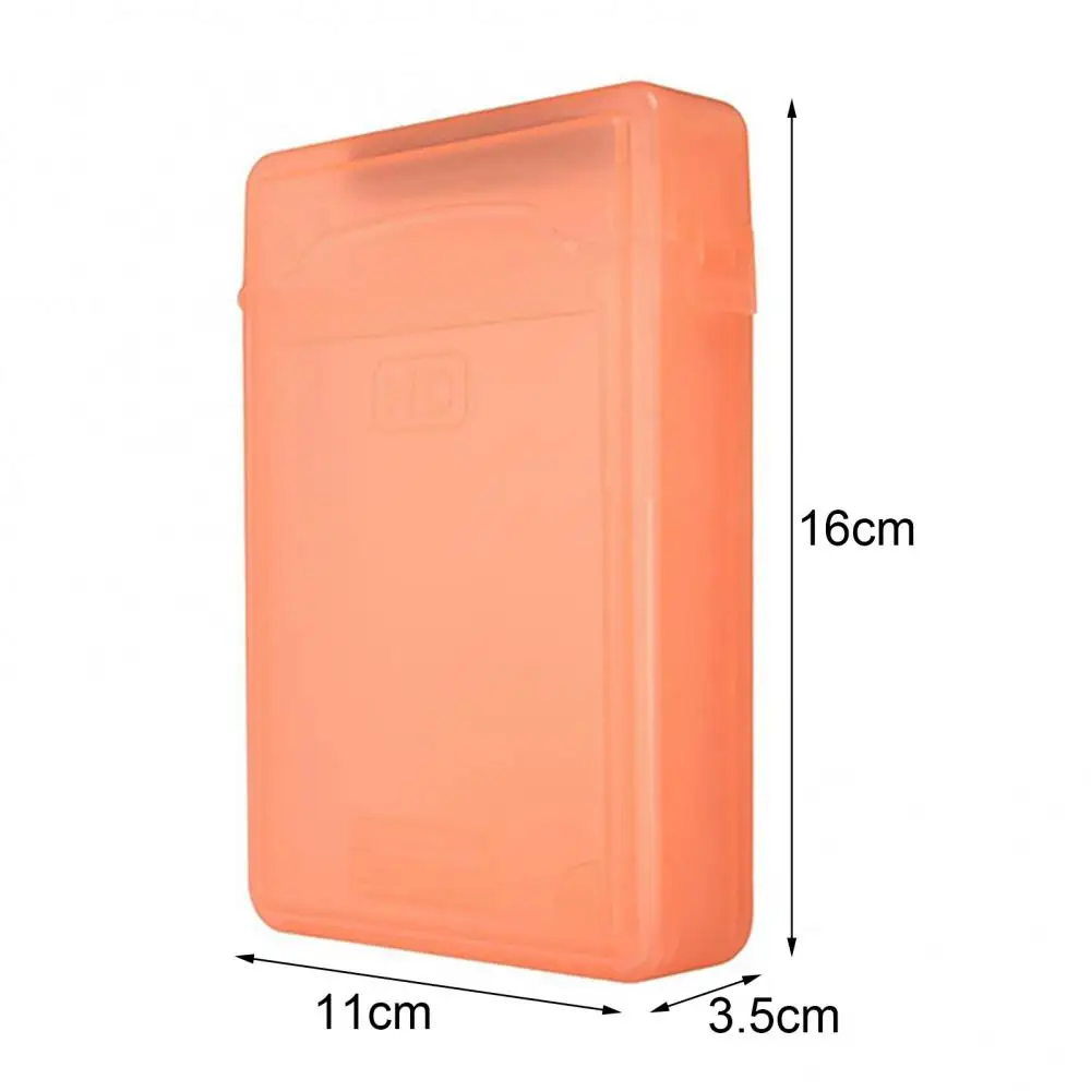 3.5 Inch Dust Proof Plastic IDE SATA HDD Hard Drive Disk Storage Box Case Cover Computer Accessories