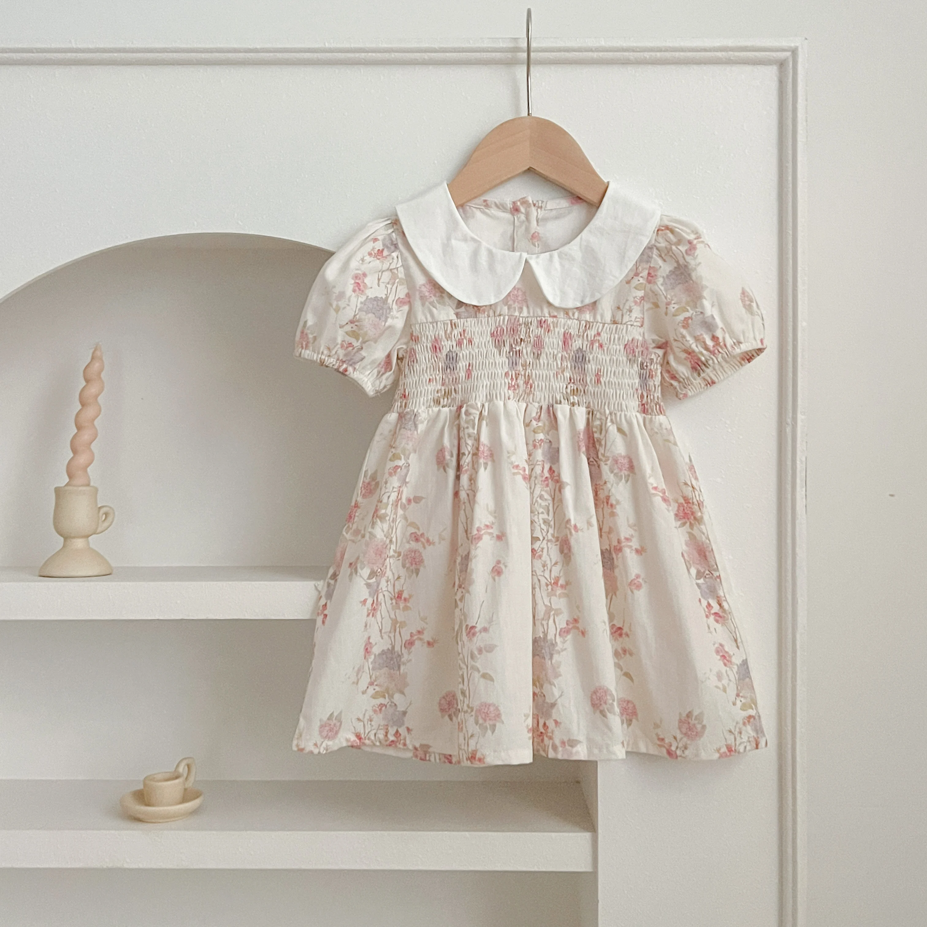 Puff Sleeve Floral Dress