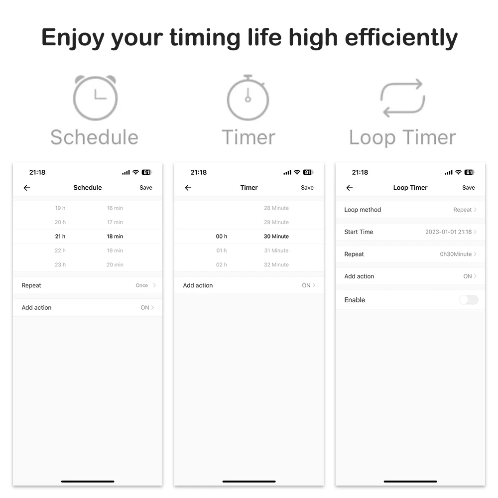 Ewelink WiFi Smart Switch Energy Monitoring Circuit Breaker Timer Relay for Smar