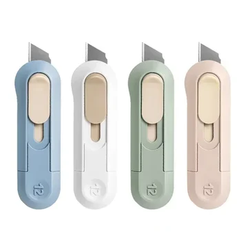 Taglierino Portatile Retrattile Multifunzionale di Qualità per Lavori Artistici, Cancelleria, Forniture per la Casa e Strumento per Artigianato Fai-da-te