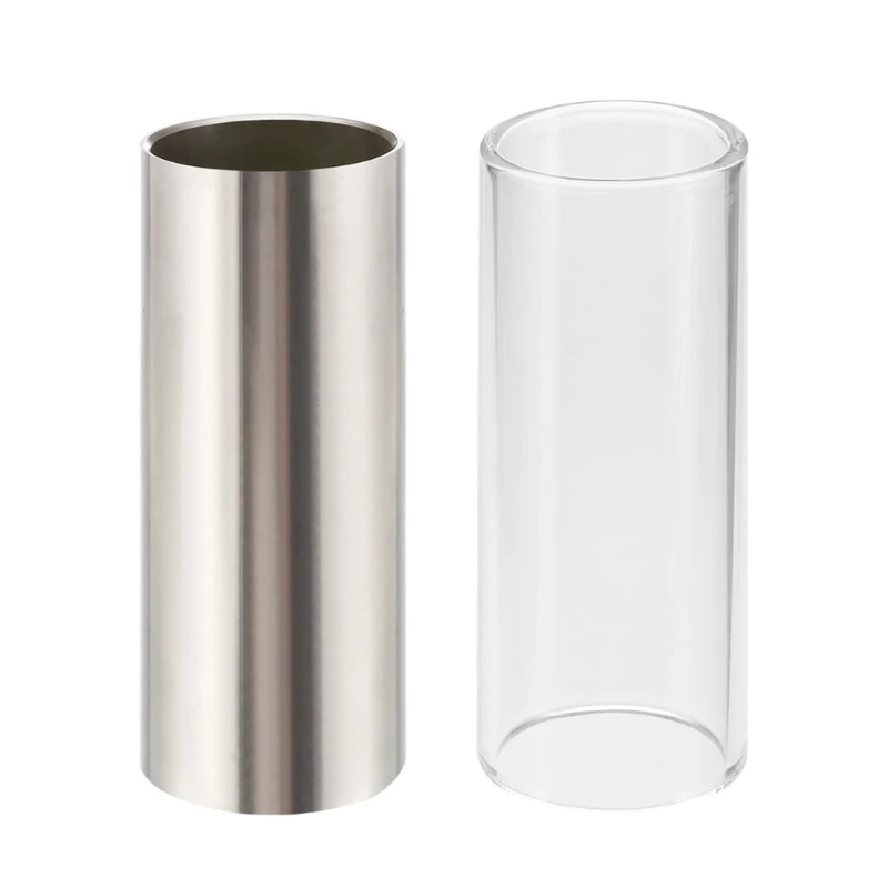 

25UC Metal Guitar Slide for Electric Guitar Bass Stringed Instruments Stainless Steel Guitar Slide Finger and Knuckles Slide