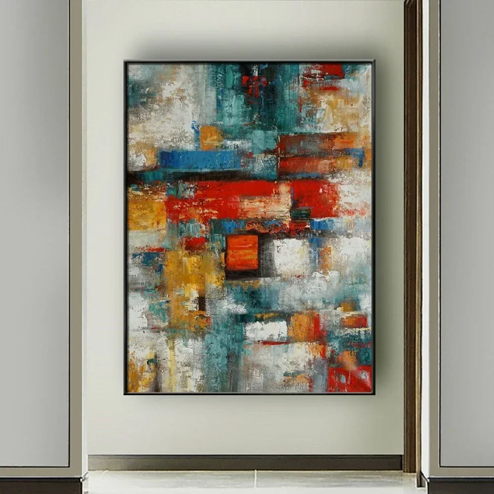 البيج وابي سابي جدار الفن الأسود البيج مجردة جدار...