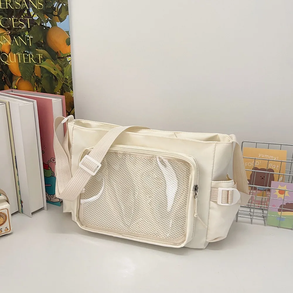 ตัวเลือกสินค้า กระเป๋าสะพายซิป Itabag ไนลอน-ผ้าฝ้าย ดีไซน์สวย ใส่ของได้เยอะ
