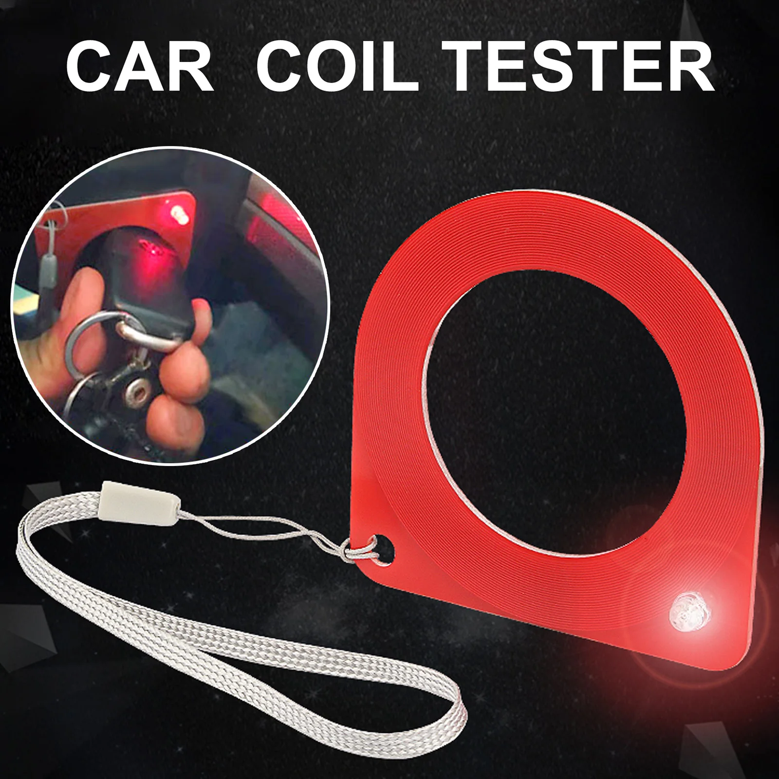 quality of service Red MOVKZACV Car Coil Tester Automatic Induction