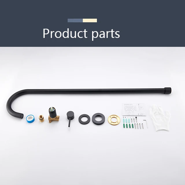 KEMAIDI อิสระอ่างอาบน้ําก๊อกน้ําอ่าง FILLER Tub Spout ไม่มีมือถือสเปรย์ทองเหลือง TAP SINGLE LEVER 5 สี 5