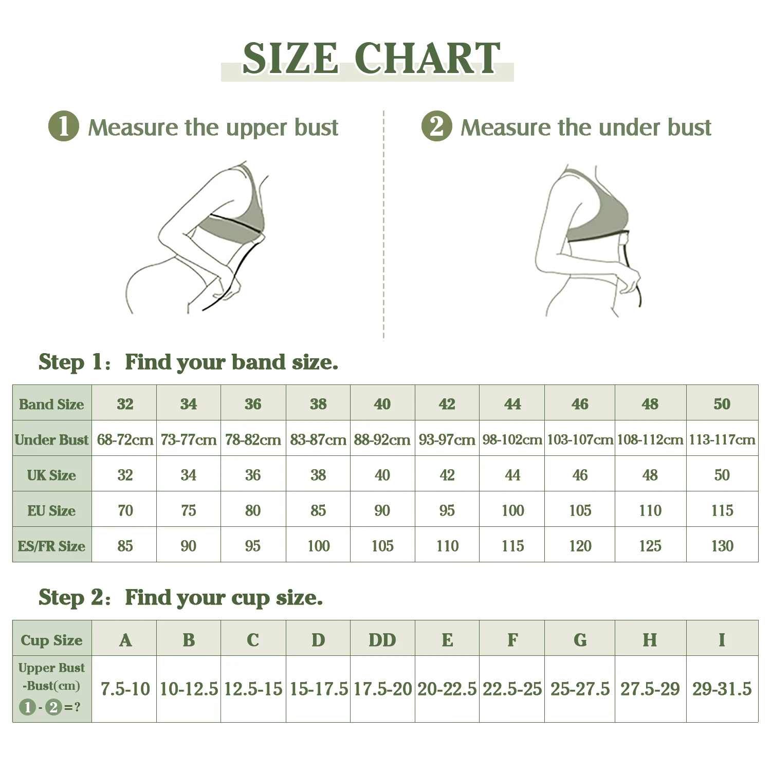 Jockey Sports Bra Size Chart