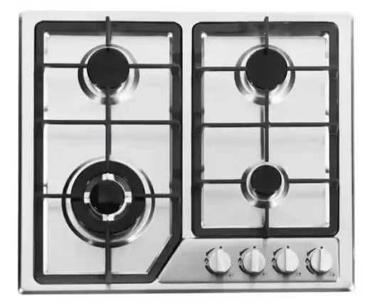 3.0 + 1.75 + 1.75 1.0KW Table 4 Burner Energy-Saving Gas Stove, Tempered Glass Gas Cooker