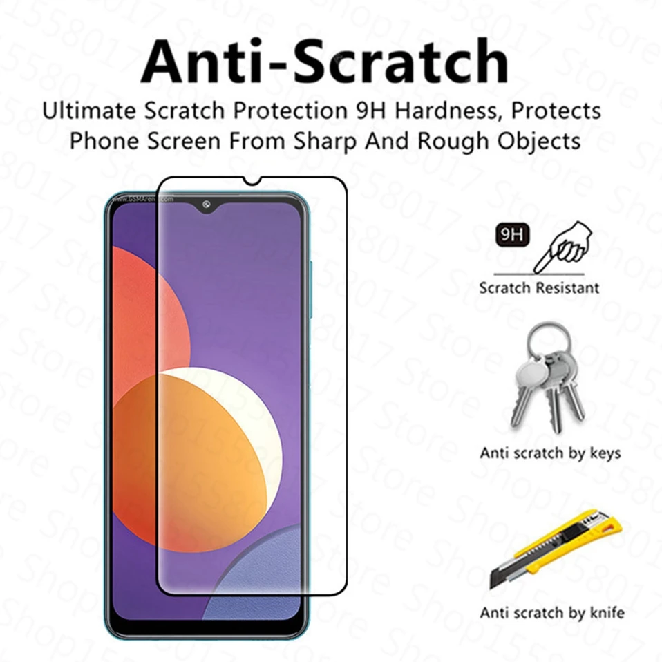 2in1 Tempered Glass For Samsung Galaxy M12 Camera Screen Protector for Samsung M 12 M12 SM-M127F/DSN 6.5'' Protective Film mobile phone screen protector