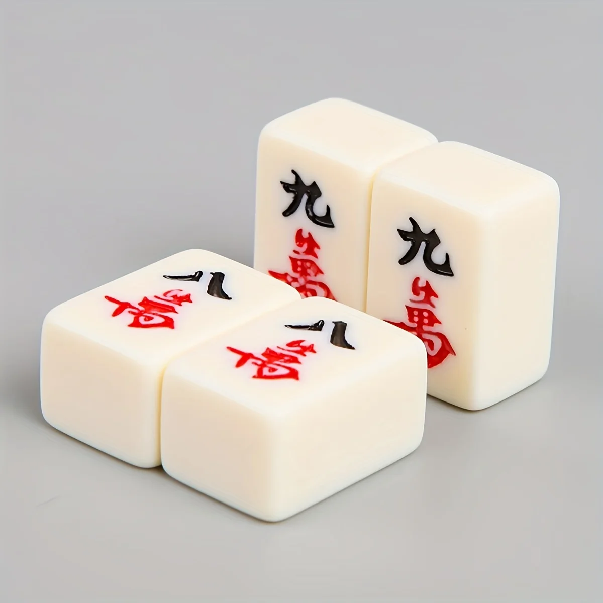 Compact Mahjong Set with Storage Box - 144 Tiles for Travel and Home Play 3