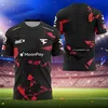2024 Customized Name for New Esports Game Enthusiasts: Faze Team CSGO Knife Tower Competition Summer Men's and Women's T-shirts 1