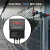 Greenhouse Film Roll Up Motors 2 Set Side Motor System with Intelligent Thermostat DC24V Safe Motor Water Resistant Install on 3