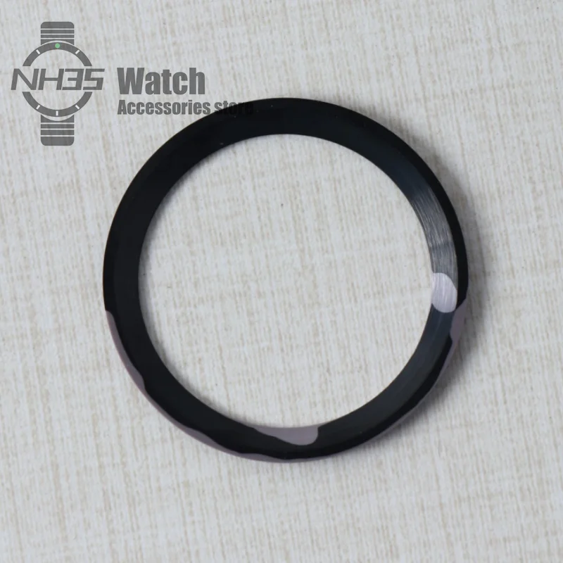 Ceramic Black Grey 38mm Watch Bezel Insert - Modern Design Accessories