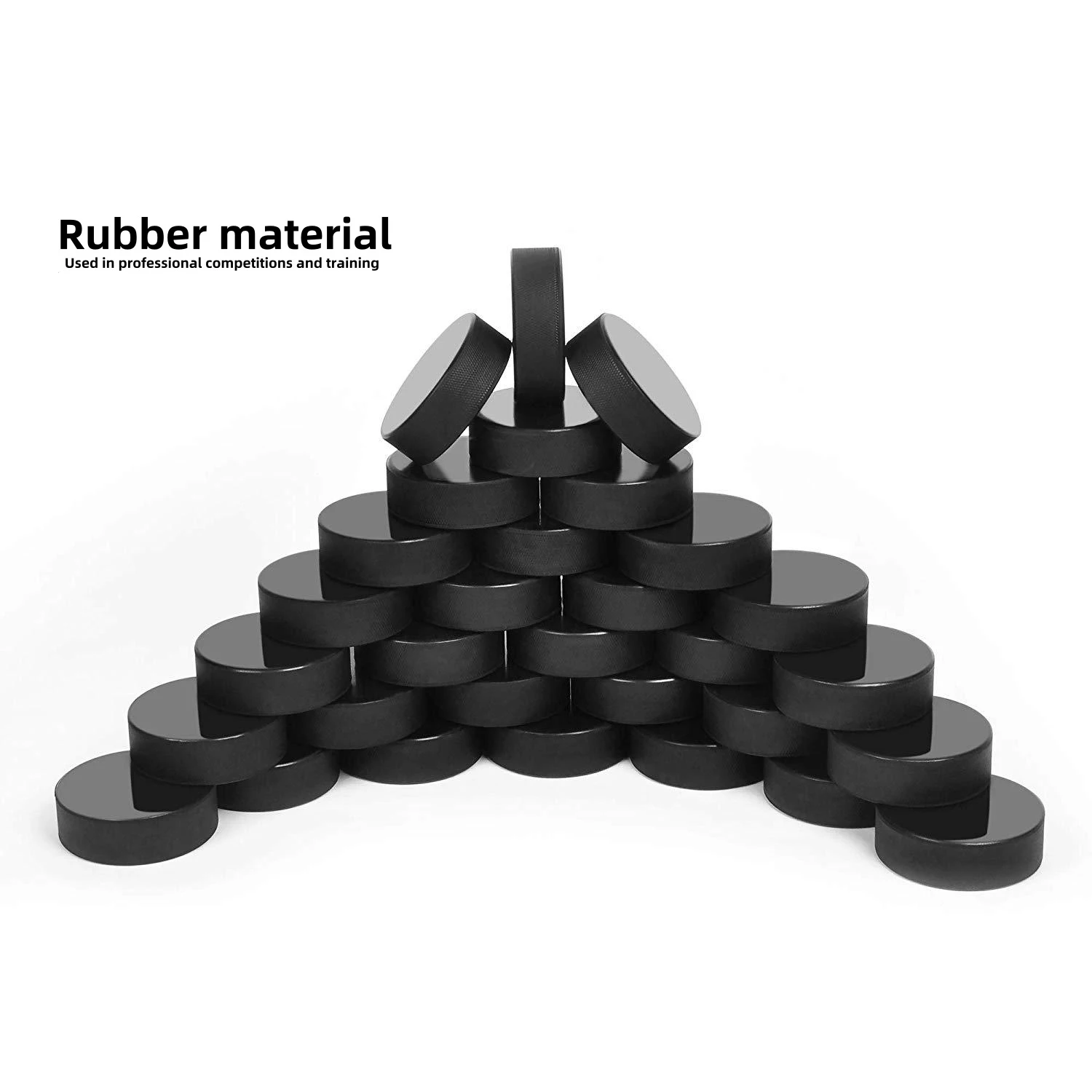 10pcs ice hockey training Pucks Ice Hockey Rubber Professional Sports Ball Competition Exercise Puck Ice Hockey Sport OEM/OMD