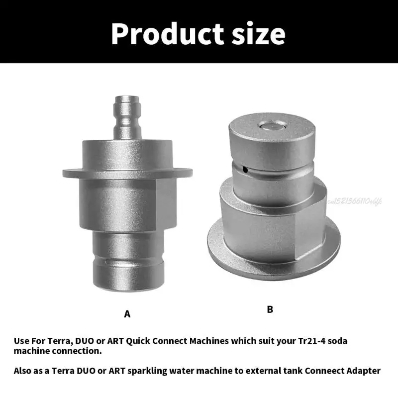 ART Quickly Adapter Improve Efficiency and Convenience 8mm Male Quickly Disconnect Sodas Water Accessories