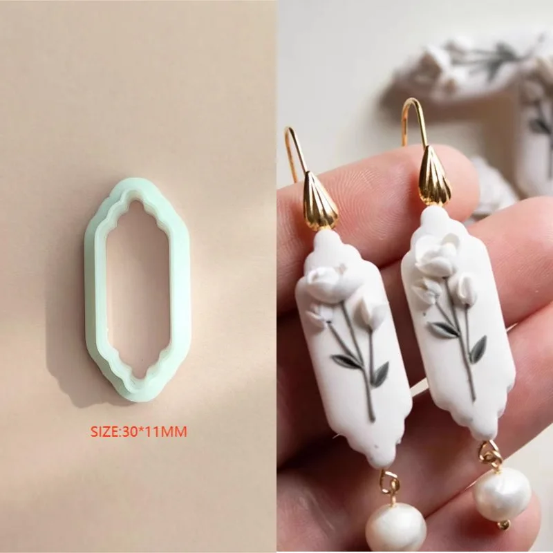 Creperture Set di 142 Orecchini in Argilla Polimerica con 24 Diverse Forme Accessori per Orecchini e Gioielli in Argilla Polimerica, Blu