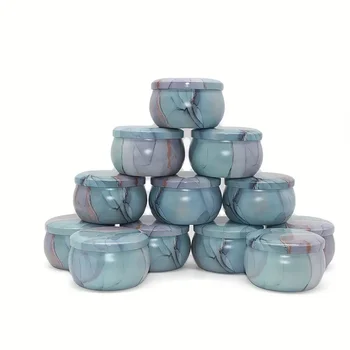 4oz Candle Tins with Lids 1