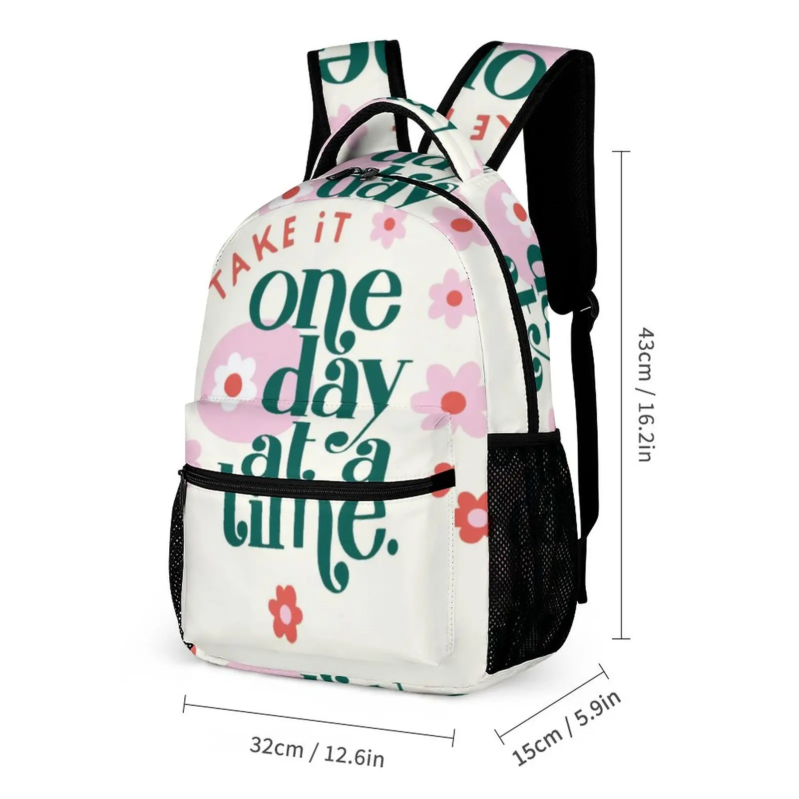 3D Printing Student Schoolbag Lunch Bag Pencil Case Pocket with Zipper Children's Backpack in Kindergarten