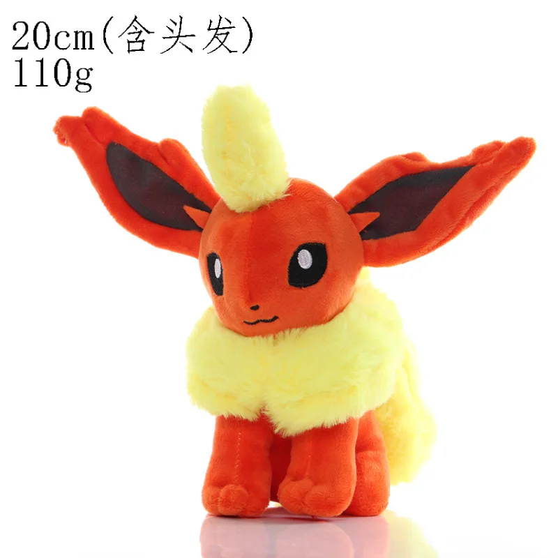 Niedliche Pokémon-Serie: Snivy, Pansear, Abra, Patrat Plüschtiere, Kawaii Glurak, Pikachu, Gengar Klammerautomaten-Puppen – Großhandelsgeschenke – Detail 23