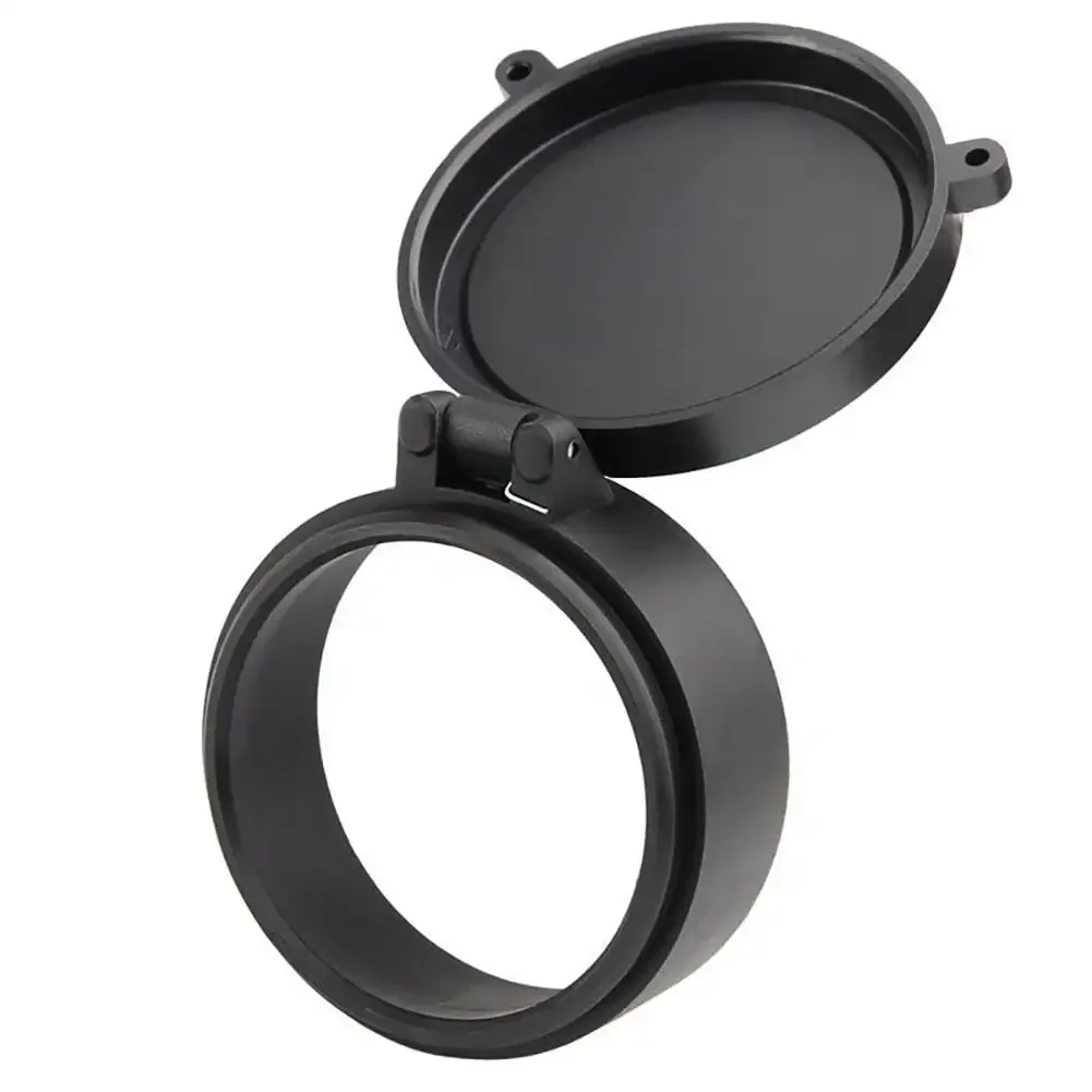 Transparent Airsoft Hunting Rifle Scope Lens Cover Flip Up Quick Spring Protection Cap 30mm-69mm