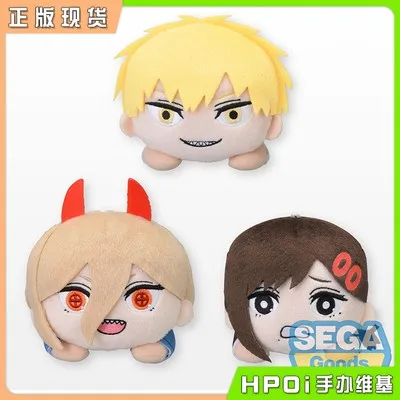 

Anime Cartoon Stuffed Plush Dolls Chainsaw Man Denji Power Makama Pendant Doll Small Clip Toys Children Collectible Toy Gifts