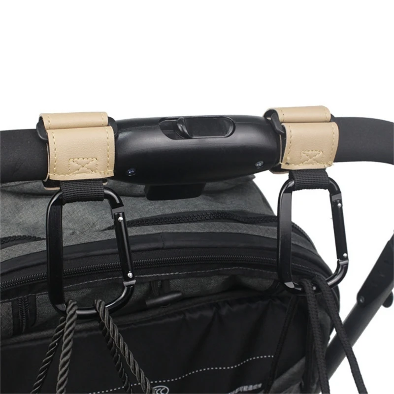 Stroller Hooks Pushchair Hook Upgrade Carabiner Pram Hook Hanging Bag Purse Universal Stroller Accessories