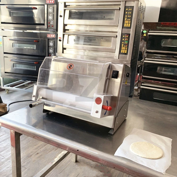 3-18 Inches Pizza Press Rolling Machine Automatic Pizza Dough Moulder Former Roller Sheeter Flattener Pressing Machine