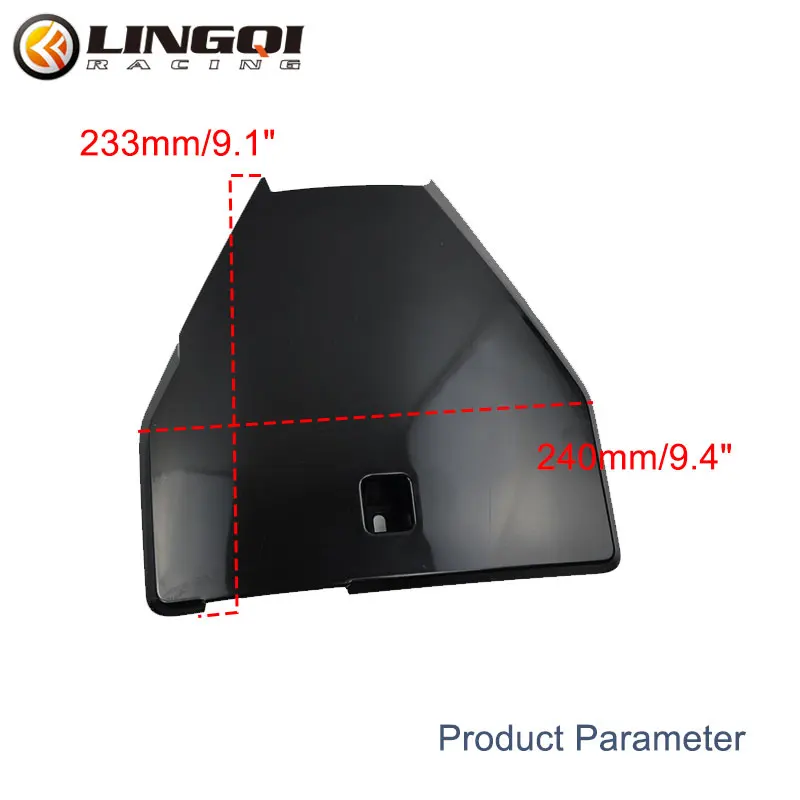 Kit Carénage Garde-boue Avant Moto 50cc - Compatible Husqvarna Et Scooter Tout-terrain Chinois, Blanc/noir