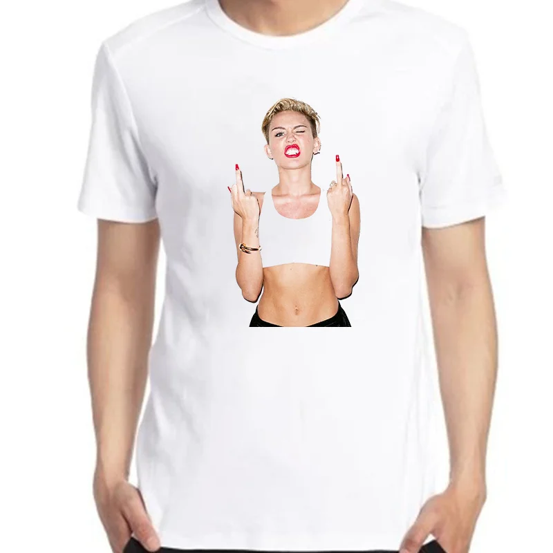 

Miley Cyrus Ice Cream Music Twerk Bangerz Graphic T Shirts Oversize Short Sleeve T-Shirts Summer O-Neck T-Shirt Men's Clothing