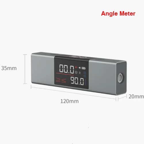 Original DUKA LI1 Laser Protractor Digital Inclinometer Angle Measure 2 in 1 Laser Level Ruler Type-C Charging Laser Measurement 