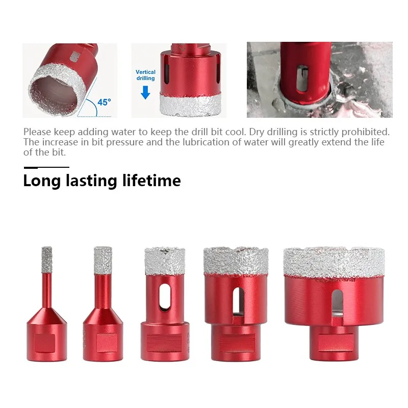 M14 Thread Porcelain Tile Drill Bits 