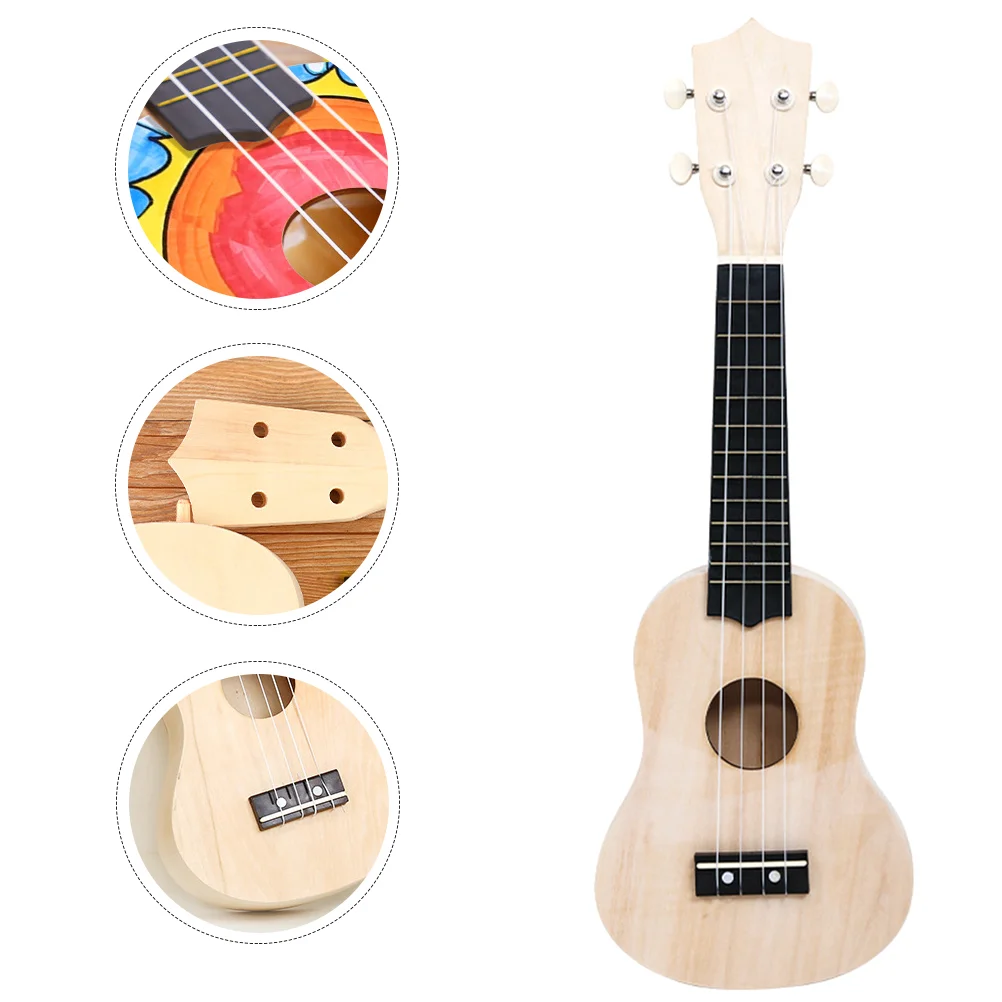21 Inch Round Ukulele Diy Kit Assembly Set