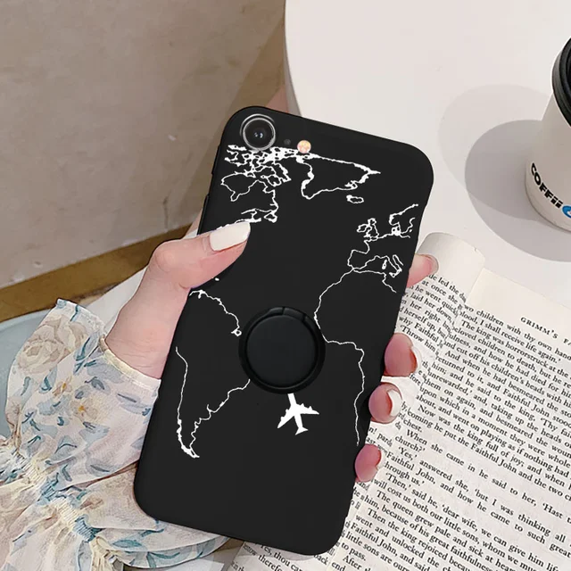 Tpu Case For Iphone 7 8 Se Ring Holder Coque For Funda Iphonese 8 7 Plus For Iphone8plus Se 2 Stand Silicone Matte Covers Mobile Phone Cases Covers Aliexpress Tpu Case For Iphone 7 8 Se Ring Holder Coque For Funda Iphonese 8 7 Plus For Iphone8plus Se 2 Stand Silicone Matte Covers Mobile Phone Cases Covers Aliexpress