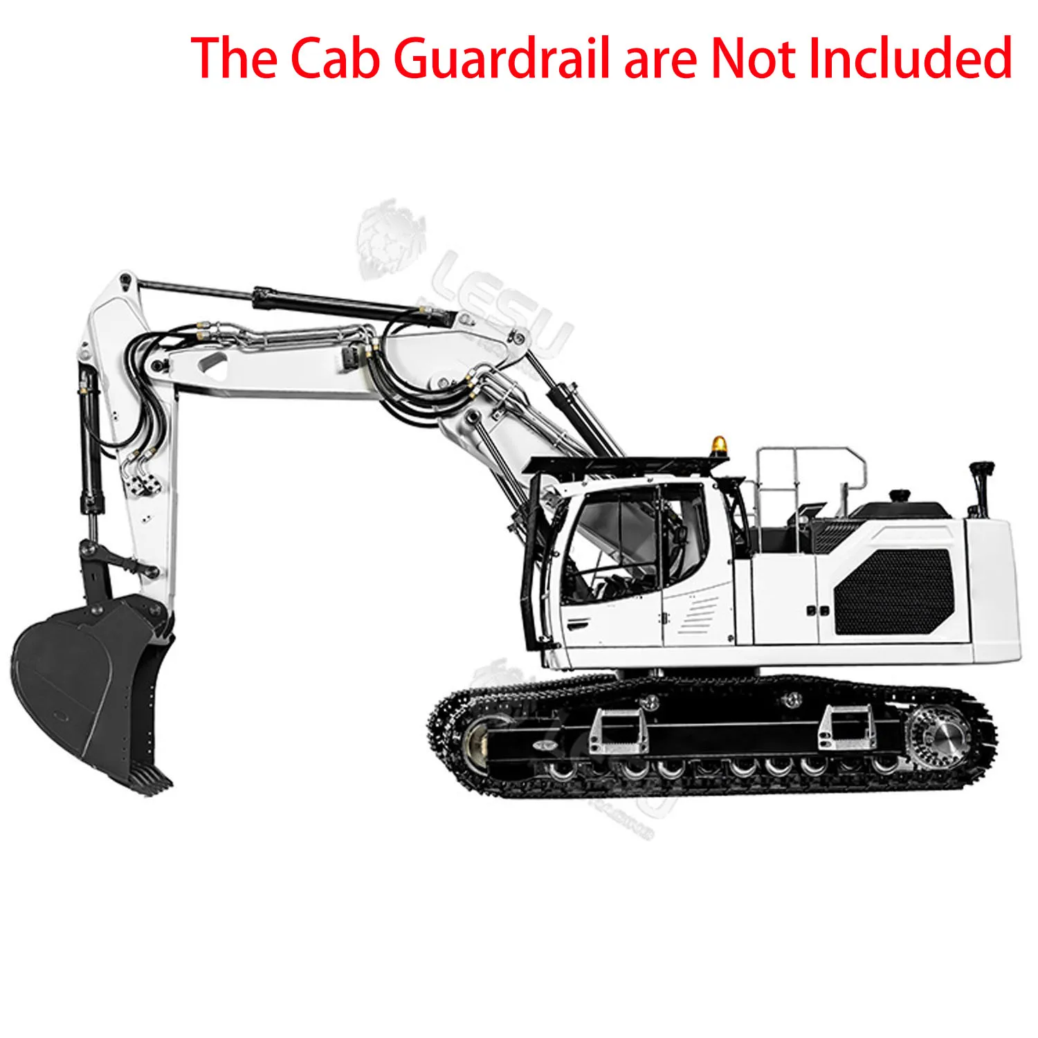 Upgraded 1/14 Scale LESU LR945 RTR RC Hydraulic Excavator 3 Arms Digger Metal Remote Control Construction Vehicles Model Toys 4