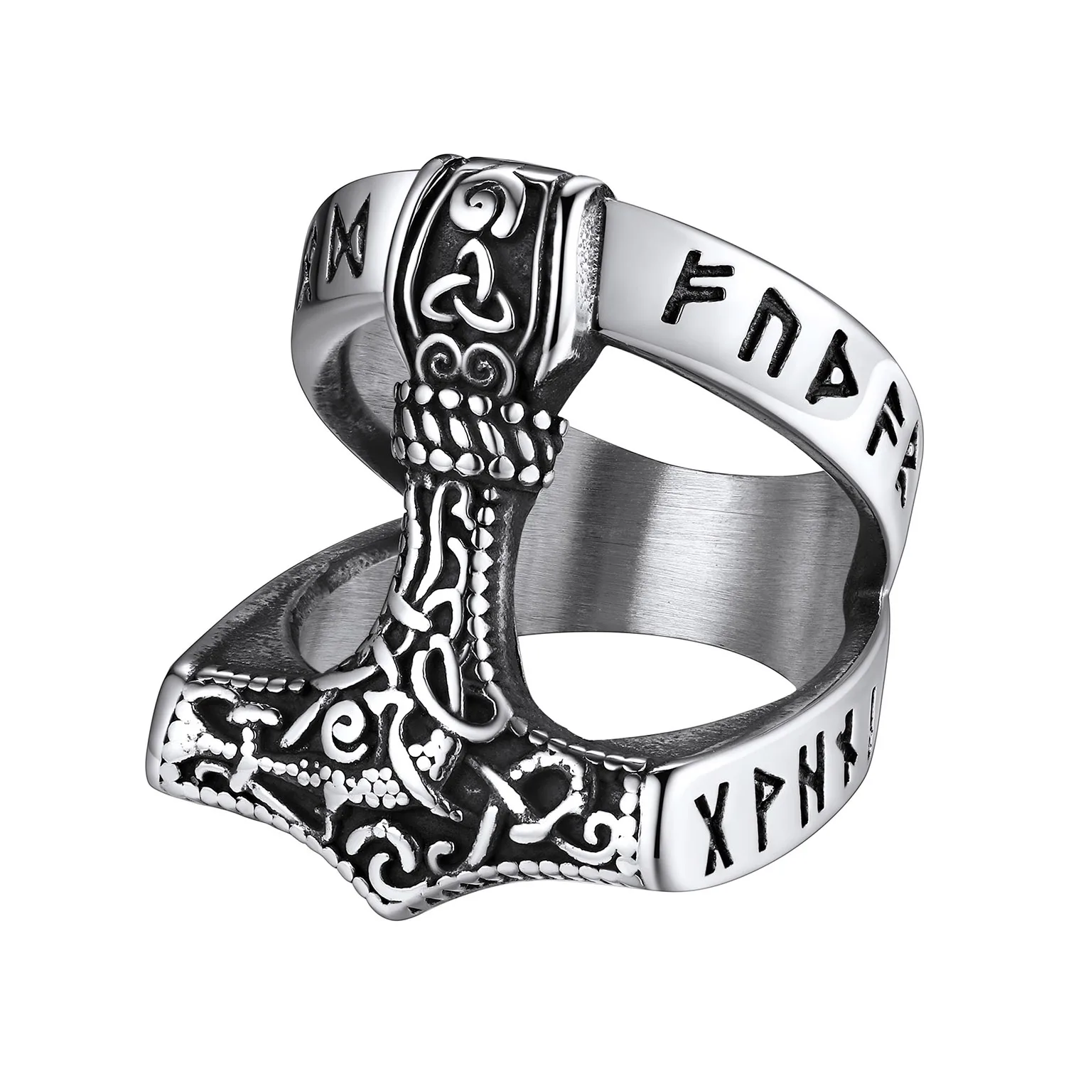 Martello Di Thor Viking Creole Argento 925 Simbolo Gioiello - NUOVO