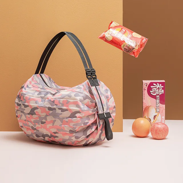 Összecsukható Bevásárló Táska Csomagolás Vízálló Nagy Kapacitású Szervező Hordozható Szupermarket Környezetvédelmi Tároló - Image 5