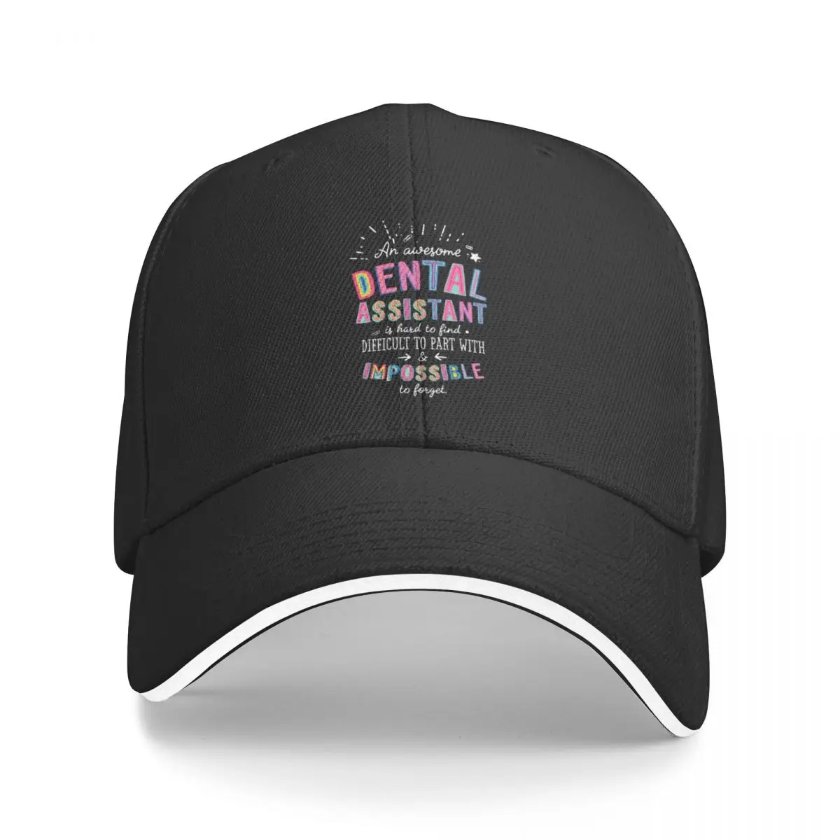 

Baseball Cap For Men Women TOOL Band An Awesome Dental Assistant Gift Idea Impossible To Forget Quote Fishing Hip Hop Hat
