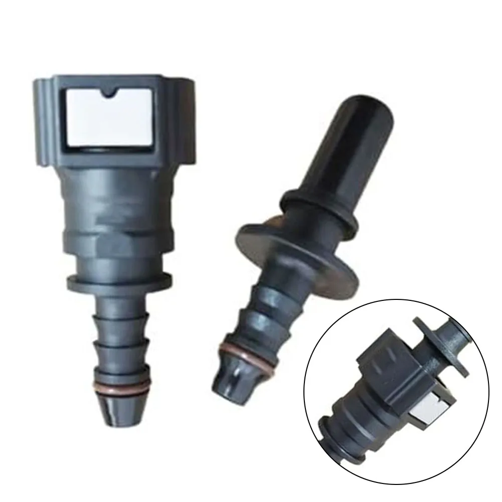 Fuel Line Coupler,9.49 ID6 Straight Car Fuel Line Coupler Hose,Quick Connect Release Hose Disconnect Connector,Nylon Oil Line Pipe Adapter