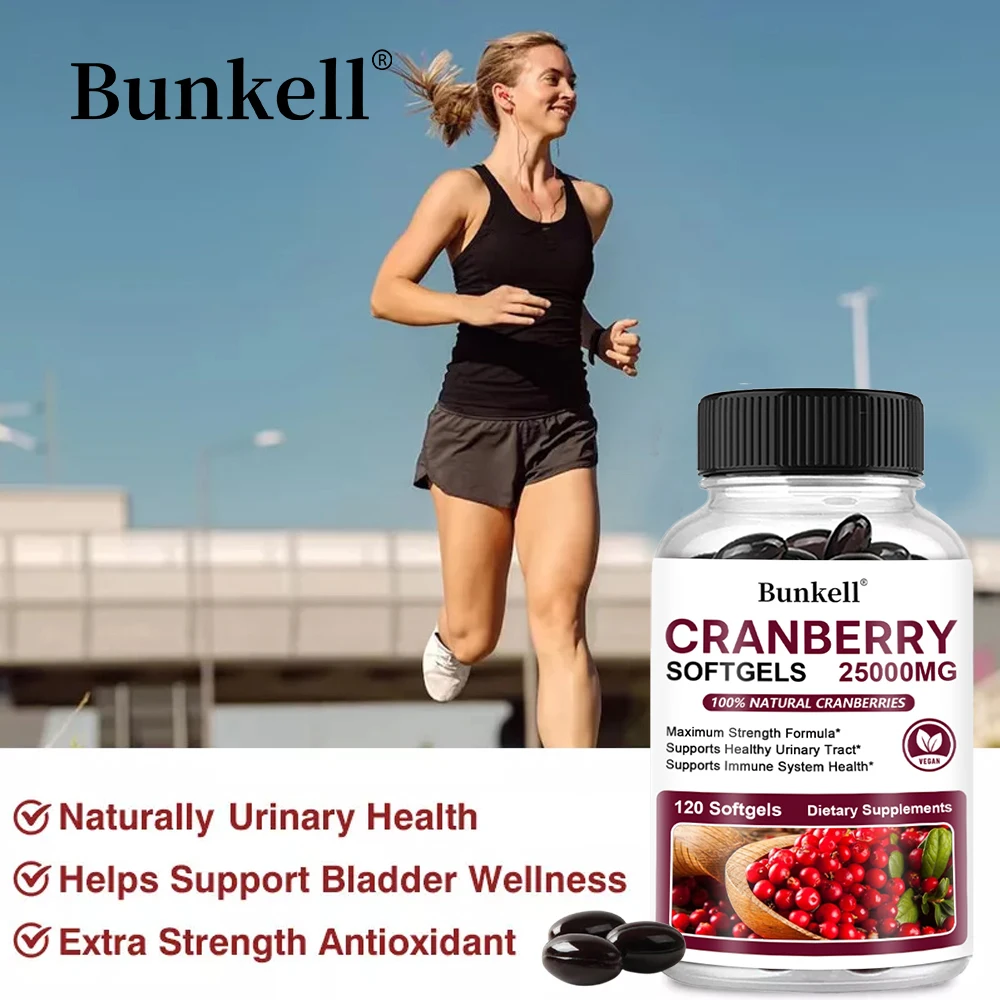 Cranberry Extract Supports Urinary Tract Health Bladder Health Antioxidant Rich in Vitamin C Daily Cranberry Capsules cranberry capsules